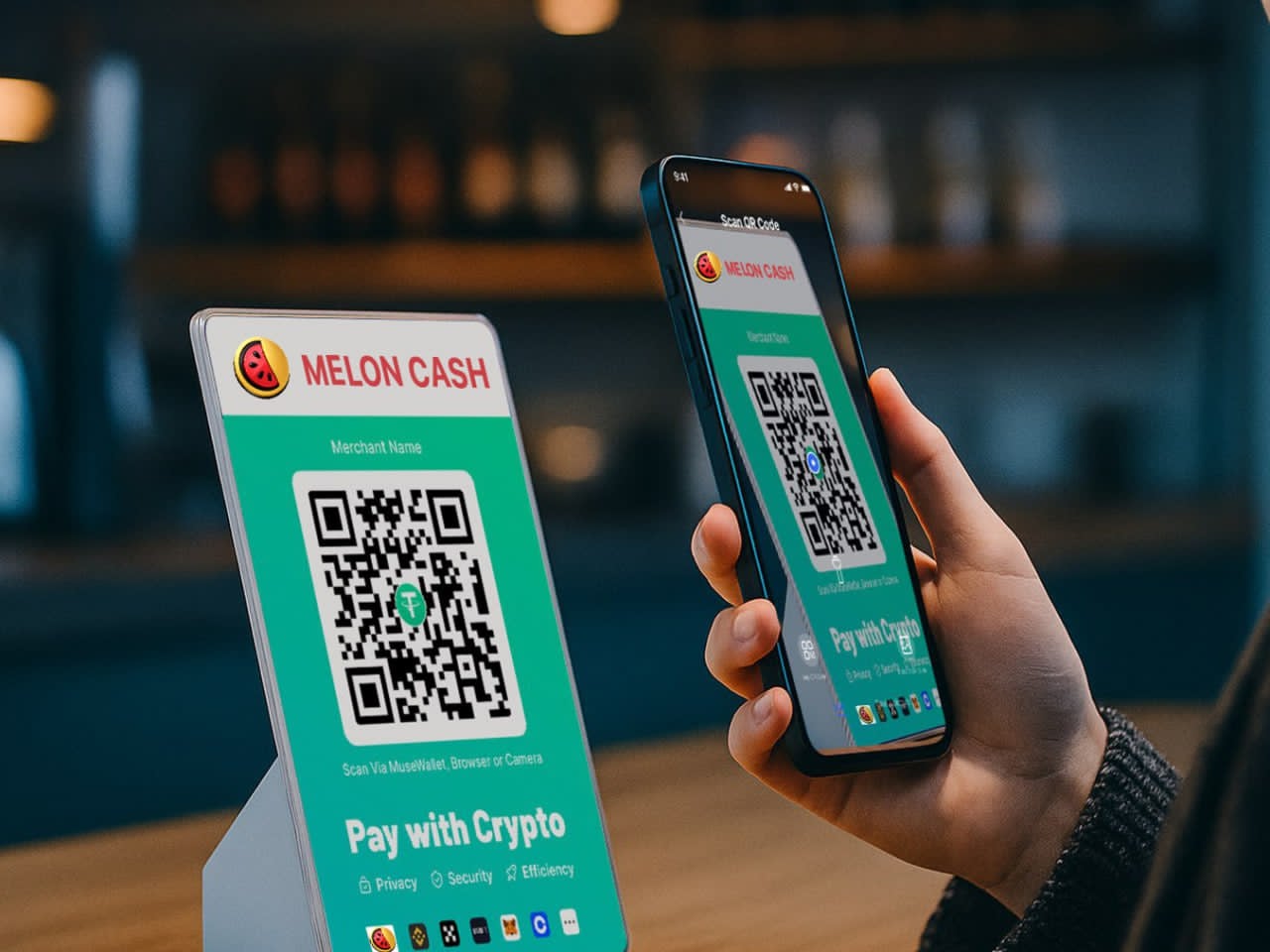 Melon Cash QR Payment System